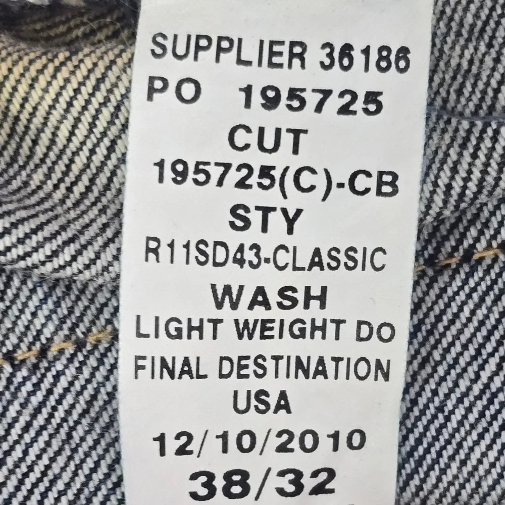 Polo Ralph Lauren 867 Classic Jeans Mens 38x32 Dark Wash Straight Leg Denim NWT
